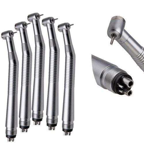 5xDental High Speed Handpiece NSK Style Push Button 4Holes Standard Head