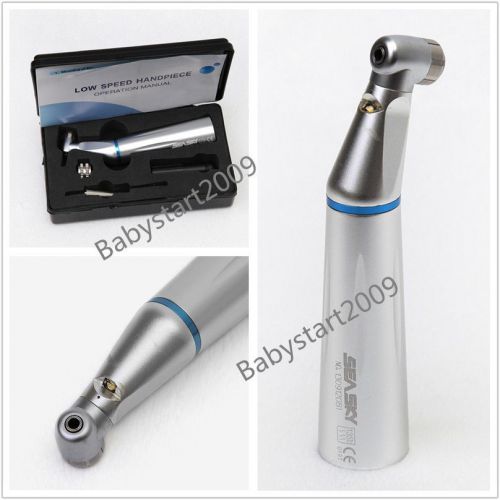 Dental Inner Water LED Fiber Optic Low Speed Contra Angle Handpiece Push Button