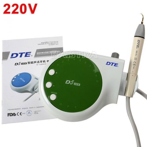 Dental woodpecker dte d5 led ultrasonic scaler optical handpiece 220v for sale