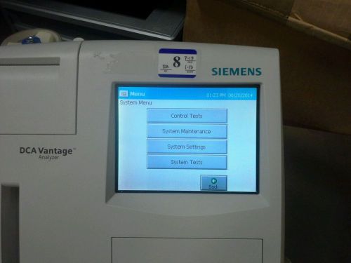 Siemens dca vantage analyzer as pictured working for sale
