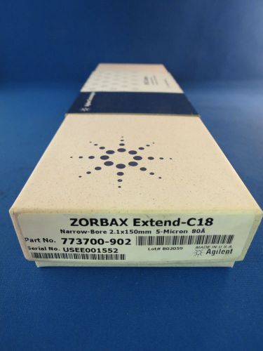 Agilent zorbax extend-c18 analytical hplc column 2.1 x 150mm #773700-902 for sale