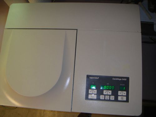Eppendorf 5402 benchtop refrigerated centrifuge w/ rotor for sale