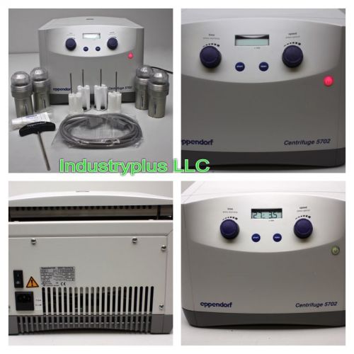 Very nice  eppendorf ag 5702 centrifuge bundle a-4-38 rotor benchtop test tube for sale