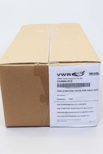 New VWR Symphony Rack for 3&#034; Box 414004-212 - Stainless Freezer Storage