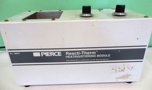 Pierce Reacti-Therm Heating Stirring Module No. 18970 Used Condition