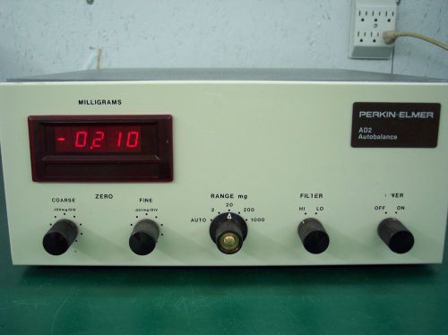 PERKIN ELMER AD2 AUTO BALANCE MODEL 3220008 COLEMAN INSTRUMENTS DIVISION