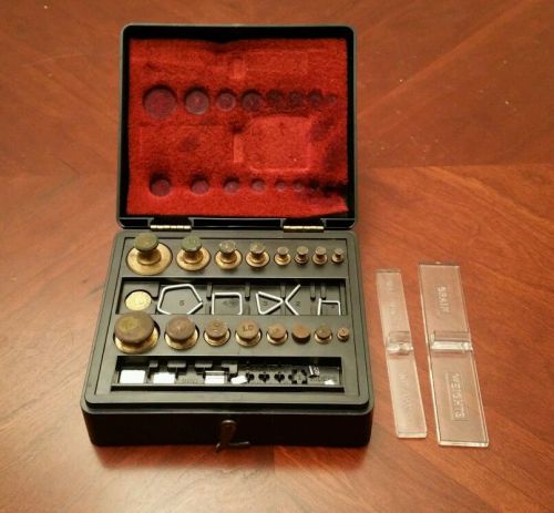 OHAUS Scale Weight Set 5601 pharmacy pharmaceutical antique vintage apothecary