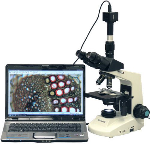 40X-1600X Full Size Compoud Microscope + 1.3MP Digital Camera