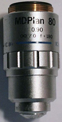 Olympus MD Plan 80x/0.90 infinity/0 (f=180) IC-80 Microscope Objective