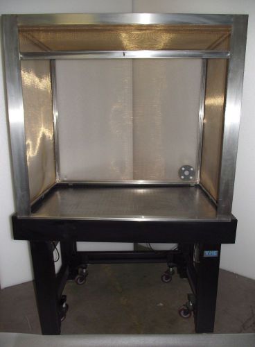 Tmc micro-g 63-543 48&#034;x31&#034; vibration table w type ii farraday cage/casters/wrnty for sale