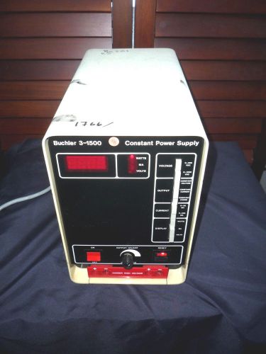 Buchler 3-1500 constant power supply (item# 1766 /1) for sale