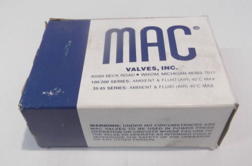 Mac 24VDC Solenoid 120PSI Valve