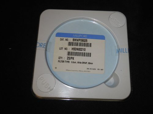 (25) Millipore 5.0um SMWP 90mm Mixed Cellulose Ester Membrane Filter, SMWP09025