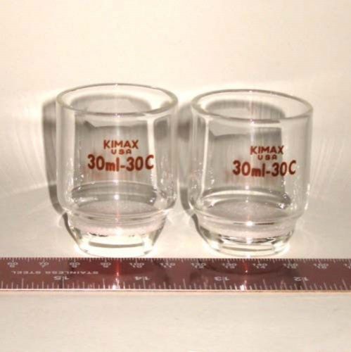 $100 pair of kimble-chase kimax coarse frit gooch filtering crucibles (b) for sale