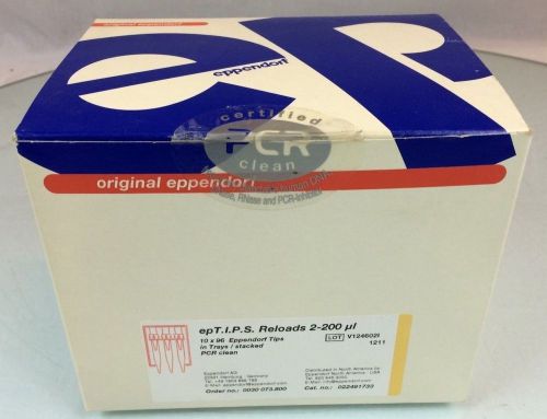 Box of 960 Eppendorf epT.I.P.S. Reloads 2-200ul Cat. No. 022491733