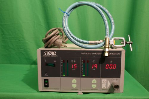 Storz 264305 20 SCB Electronic Endoflator Insufflator w Hose &amp; Yoke - Tested