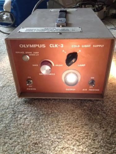 Olympus CLK-3 Cold Light Supply Light Source   1408174
