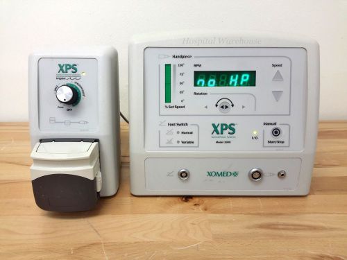 Xomed 18-96100 xps 2000 microresector system w/ xps irrigator endo surgical or for sale