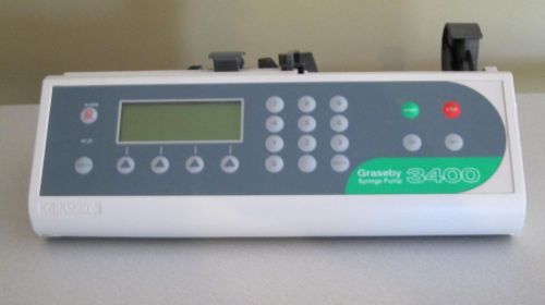 Graseby 3400 syringe infusion iv pump for sale