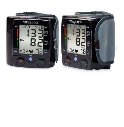 VitaGoods Travel Pulse Portable Blood Pressure Monitor - Black **Brand New**