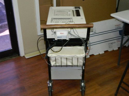 Ge marquette mac 6 ekg ecg with mac am-2 leads cart free shipping for sale