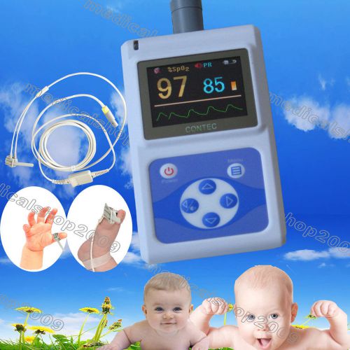 CE FDA,  New Neonatal Infant pediatric Kids Born Pulse Oximeter Spo2 Monitor USB
