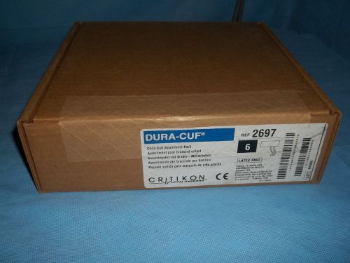 Ge Critikon 2697 Dura-Cuf Child Cuffs Assorment Pack 6 in the box