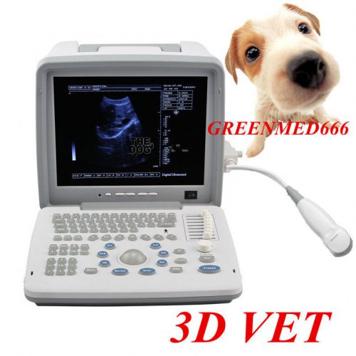 VET VeterinaryFull Digital Portable Ultrasound Scanner +Micro-convex Probe 3D