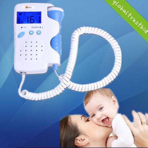 2014 hot ce lcd display fetal doppler baby heart monitor 3mhz for sale