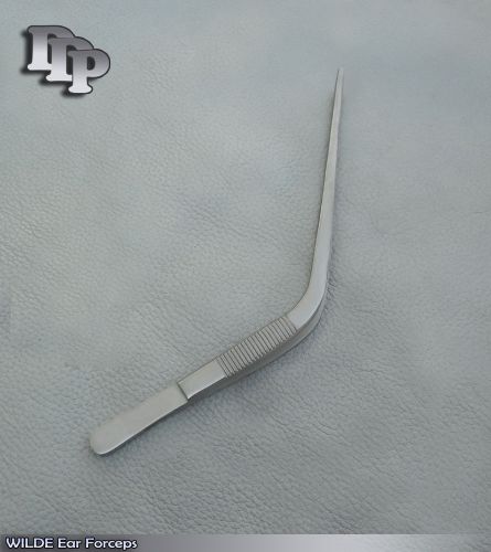 WILDE Ear Forceps 5.00&#034; ANGULAR WITH SERRATED TIPS Surgical Instruments