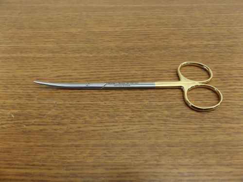 V. Mueller® RH1651-001 Metzenbaum Scissors , C/I, Blunt, Delicate, Gold Handle