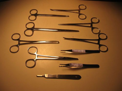 10 pc circumcison surgical urology instrument kit (7502) for sale