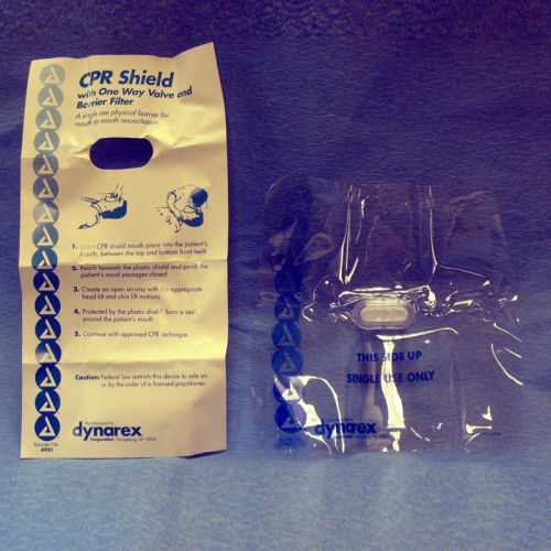 Brand new cpr face shield w/ one way valve, 100/case for sale