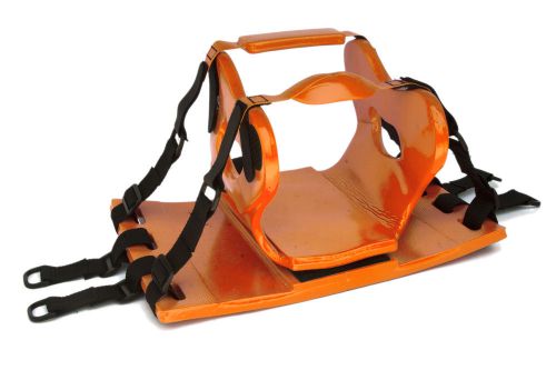 European Use ONLY Head Immobilizer Conforms To Patients Head 10&#034;x16&#034;x7&#034; Orange