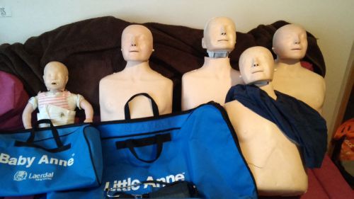 CPR Dummies..Four Adults, and One Infant