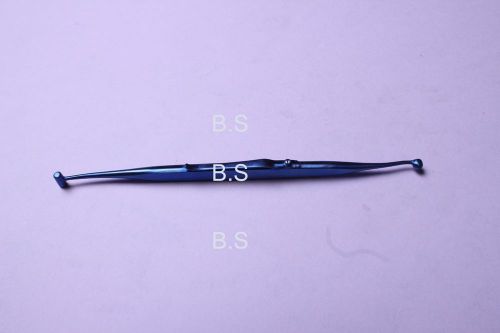 Titanium Scleral Depressor double ended with pocket clip ophthalmic instruments