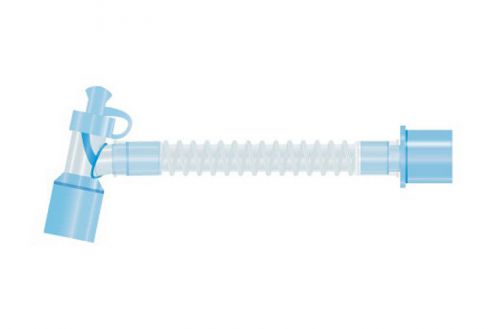 Smooth Bore Catheter Mount with Double Swivel Elbow ( Pack Of 10 Pcs )