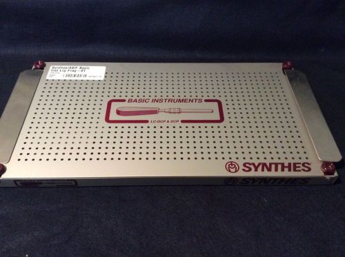 Synthes basic instrument tray sterilization tray only lc-dcp &amp; dcp for sale