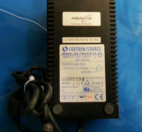 Abaxis vetscan classic power supply +13-17v , 3.7amps fortron source fma55p13-b2 for sale