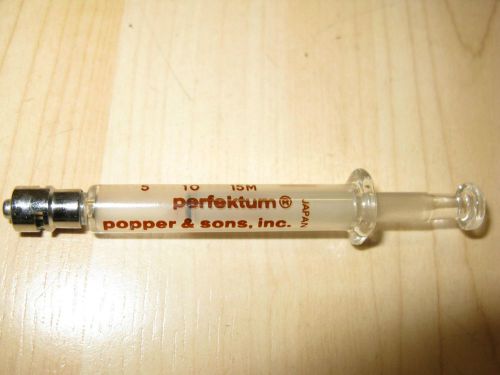 Popper &amp; Sons Micro-Mate 6850 Interchangeable Syringe 15m 1cc plus needle