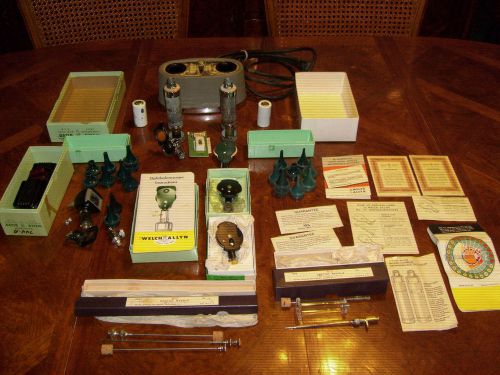 VINTAGE  ALLYN WELCH MEDICAL EYE AND EAR OPHTHALMOSCOPE PARTS LOT