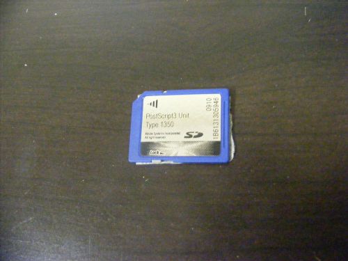 Ricoh 1350 Postcript Card