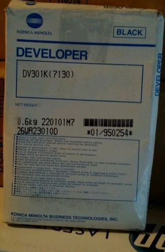 New OEM Konica Minolta DV301K (7130) Developer Black