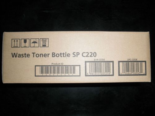 Genuine Ricoh Waste Toner Bottle SP C220 406043 M804-20 C220N C221N 242DN 242SF