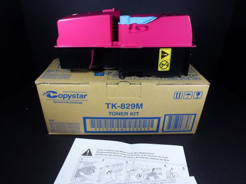 Kyocera Copystar TK-829C Magenta Toner Kit (OEM)
