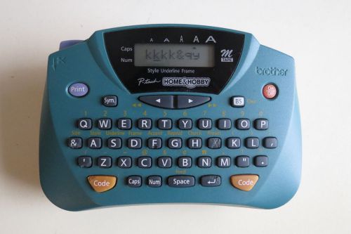 BROTHER P-TOUCH LABEL MAKER PT-65 THERMAL PRINTER HOME &amp; HOBBY