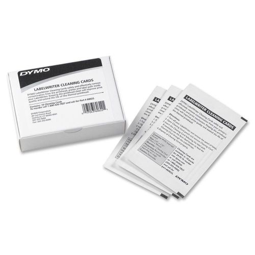 Dymo 60622 Printhead Cleaning Cards 10 Sheets - 2.25 x 3.75