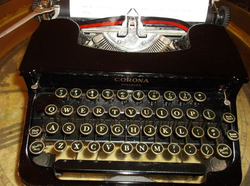 Antique 1930&#039;s Smith Corona Standard Portable Vintage Typewriter  SERVICED