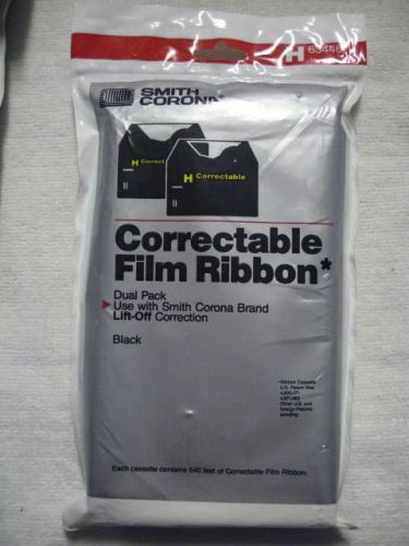 SMITH CORONA Lift-Off Correcting  Dual Pack Cassette (H63446) Right Ribbon NEW