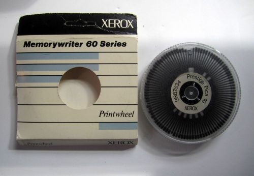 Xerox Prestige Pica 10 Model 9R87534 Printwheel